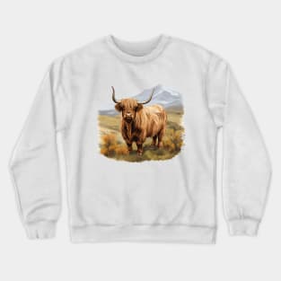 Highland Bull Crewneck Sweatshirt